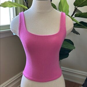 Gap Sleeveless Cropped Stretch Tank Top